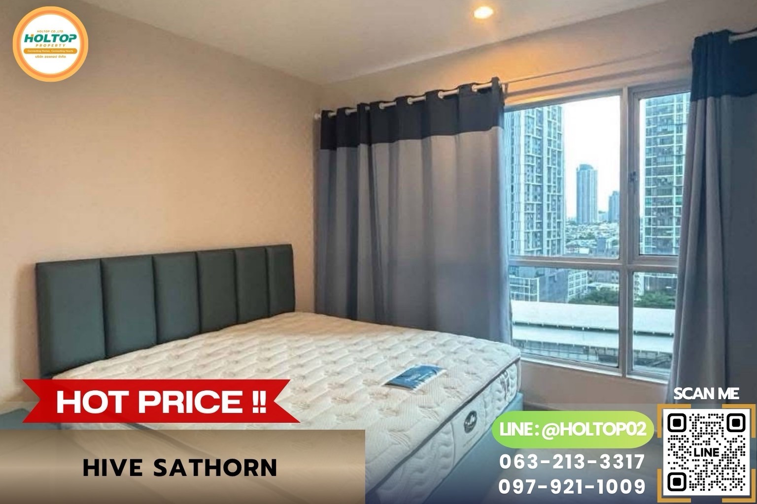 #L1475 ให้เช่าคอนโด HIVE SATHORN #L1475 ให้เช่าคอนโด HIVE SATHORN