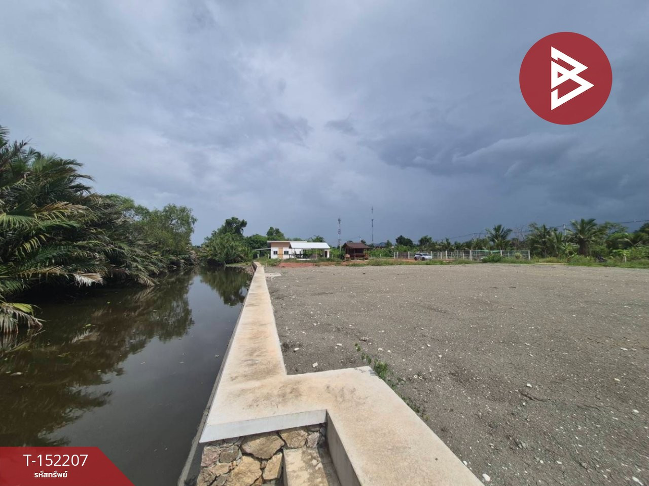 Land for sale, area 2 rai 3 ngan 3.9 sq m, Nang Takhian, Samut Songkhram