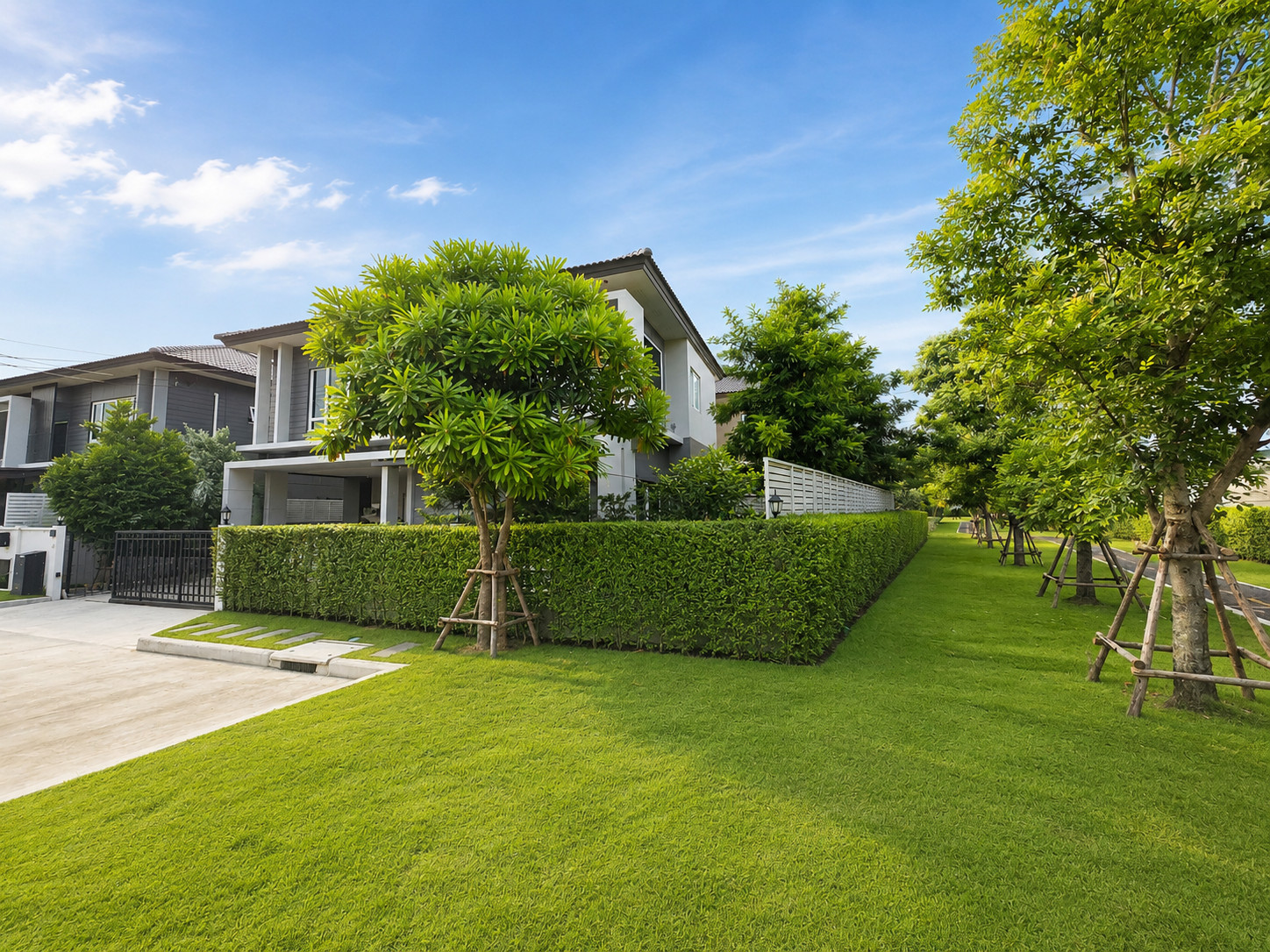 🟢 2-story detached house for rent, corner house, extra large plot. Next to the central garden The atmosphere is calm and private. 4 Fully equipped with premium grade built-in furniture and a complete set of electrical appliances. – รูปที่ 4