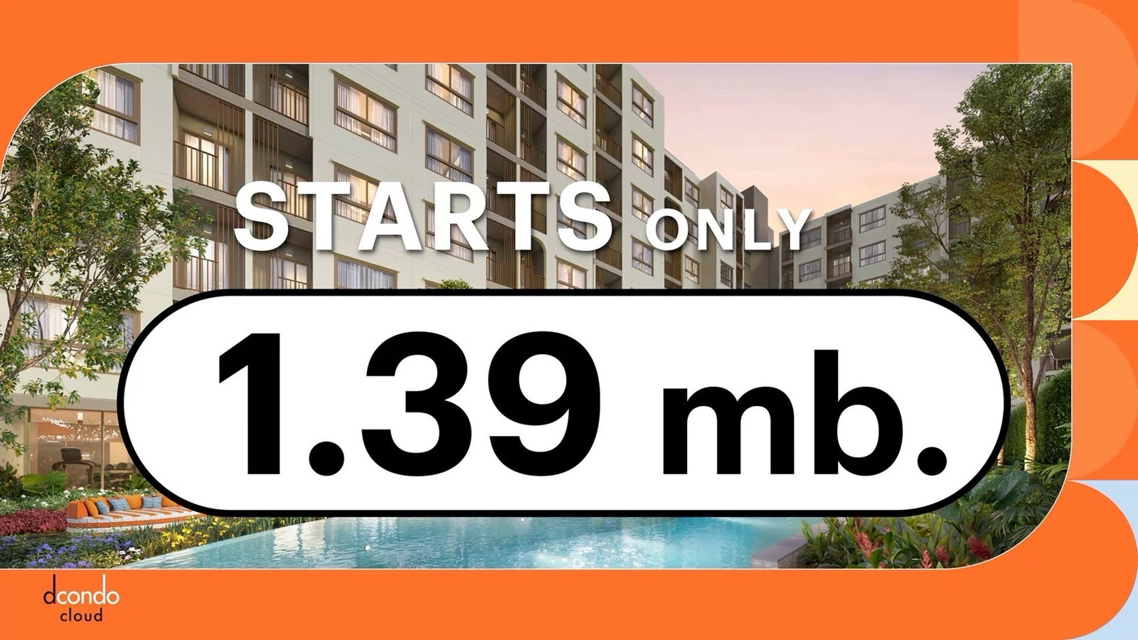 1นอน 22.5 Fully Furnished ราคาเริ่มเพียง 1.39 ล้านบาท 1นอน 22.5 Fully Furnished ราคาเริ่มเพียง 1.39 ล้านบาท