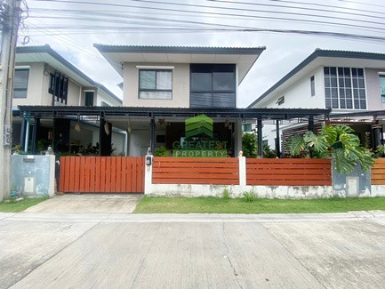 2-story detached house, The Trust Suvarnabhumi Theparak, garden front location, 35.50 sq m., near Mega Bangna.