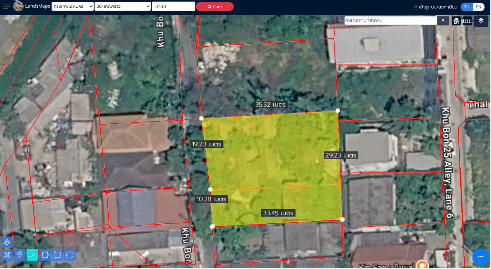 Land with Existing Structures for Sale | 257 sq. wah | Soi Khu Bon 25, Yaek 8 Land with Existing Structures for Sale | 257 sq. wah | Soi Khu Bon 25, Yaek 8