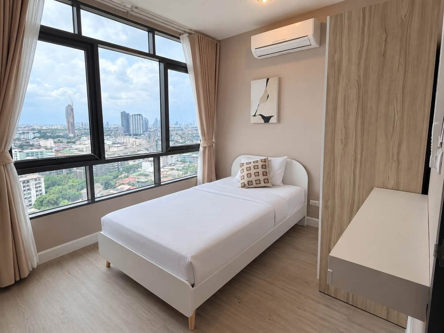ให้เช่า คอนโด Metro Sky ประชาชื่น ติด mrt บางซ่อน พื้นที่ 60 ตร.ม ห้องขนาดใหญ่ 2 ห้องนอน 1 ห้องน้ำ แต่งครบ พร้อมอยู่ – รูปที่ 3