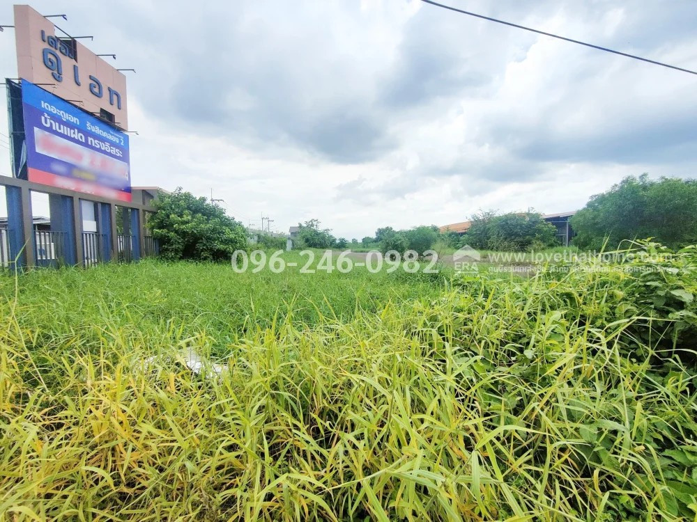 Land for sale, Rangsit Khlong 2, Khlong Luang, area 18-3-32.6 rai, selling for only 13,750 baht per square meter, next to The Duet Village. Rangsit Khlong Song Suitable for building housing projects. The front and back of the land are next to the main roa – รูปที่ 4