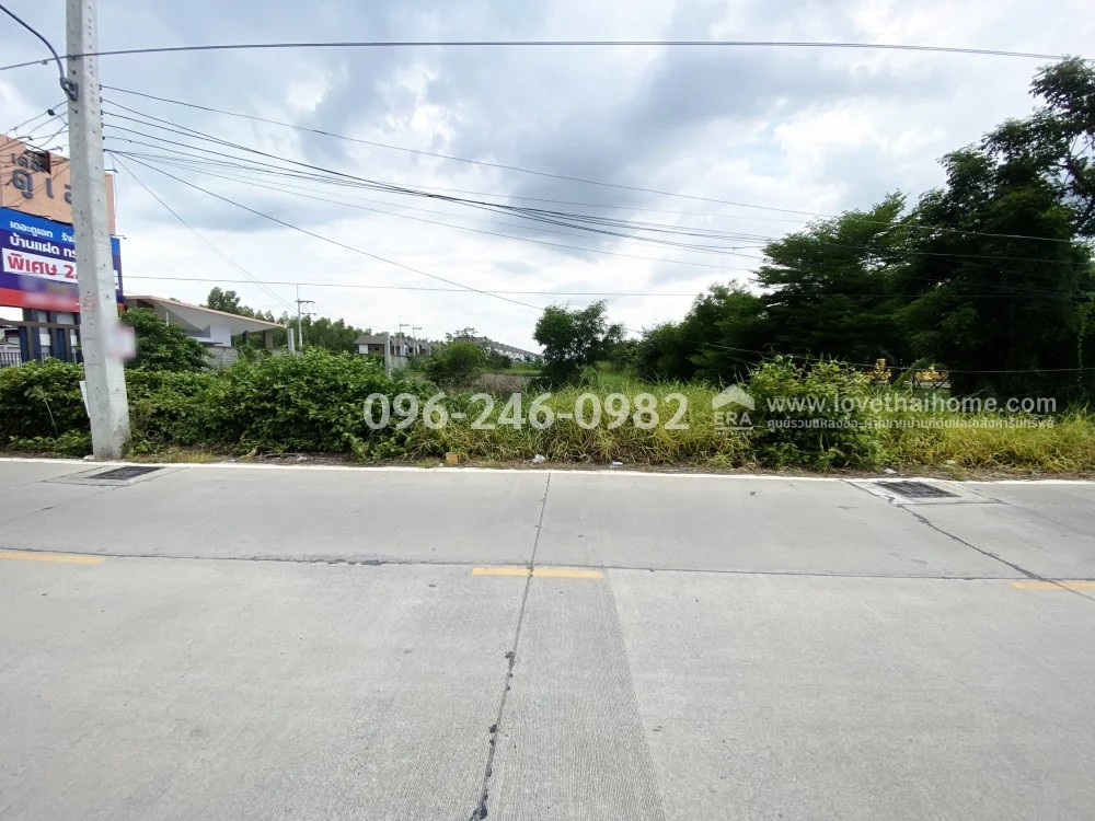 Land for sale, Rangsit Khlong 2, Khlong Luang, area 18-3-32.6 rai, selling for only 13,750 baht per square meter, next to The Duet Village. Rangsit Khlong Song Suitable for building housing projects. The front and back of the land are next to the main roa – รูปที่ 3