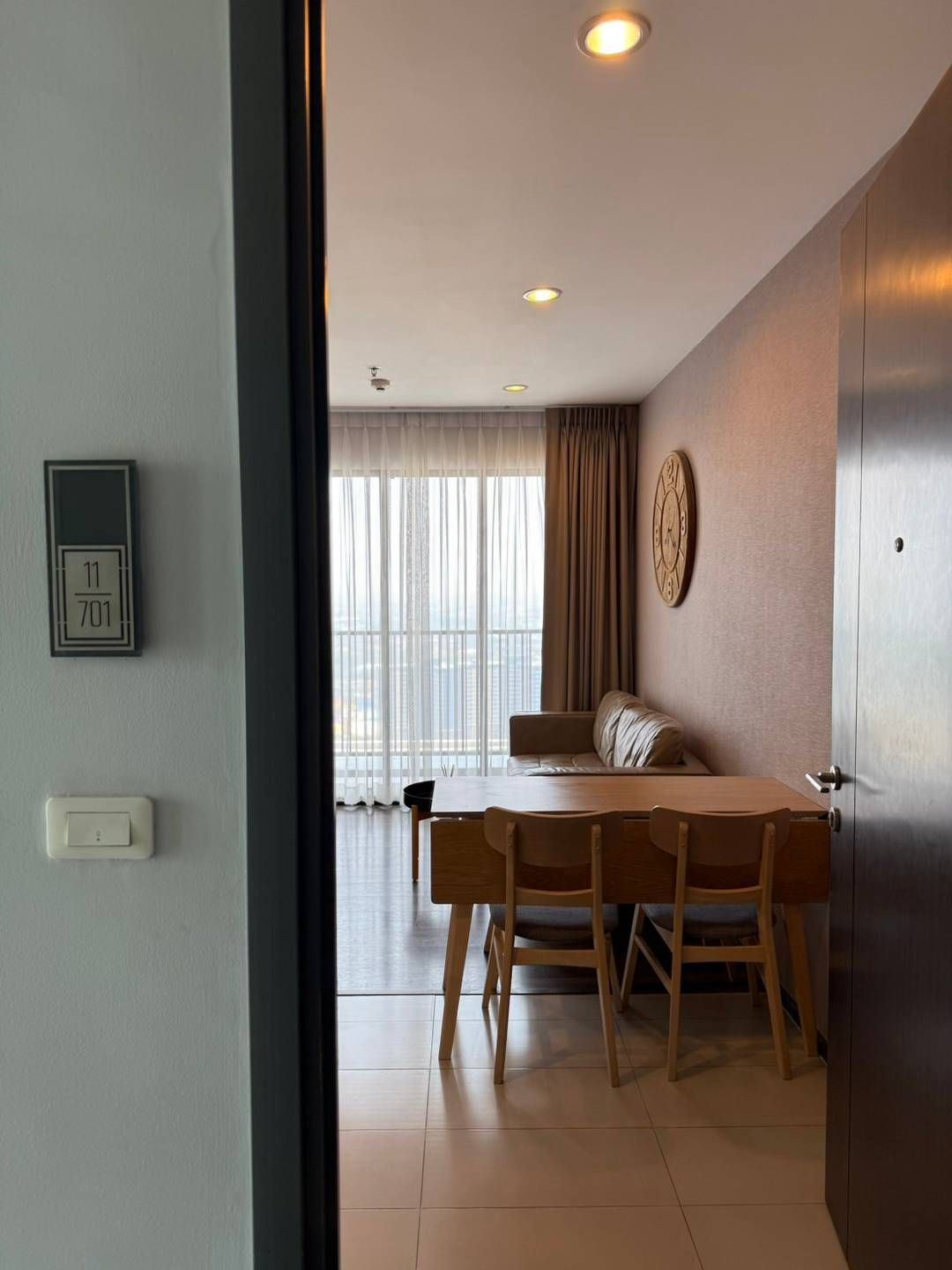 Condo The Base Park West, good location, near BTS On Nut (newly renovated room) 2 bedrooms 2 bathrooms, area 44.61 sq m.