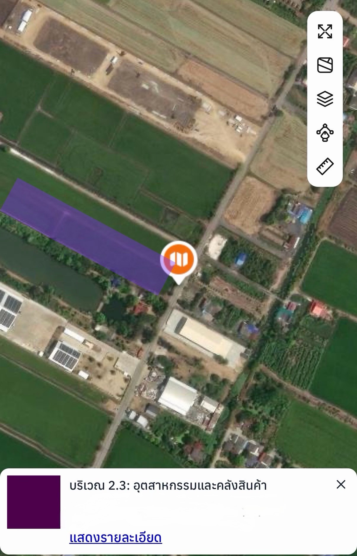 Empty land for sale, 17 rai not yet filled (suitable for building a factory) (Location: Khu Bang Luang Subdistrict, Pathum Thani Province) Empty land for sale, 17 rai not yet filled (suitable for building a factory) (Location: Khu Bang Luang Subdistrict, Pathum Thani Province)