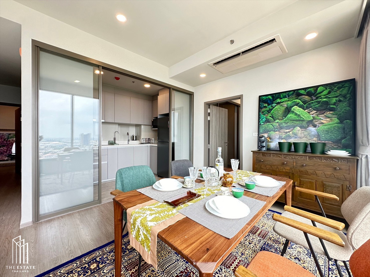 For rent Whizdom The Forestias (Destinia) 3 ห้องนอน วิวพื้นที่สีเขียว โล่งสบายตา แต่งครบ @85,000 Baht – รูปที่ 2
