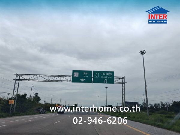 ที่ดินเปล่า 417 ตร.ว. หมู่บ้านปิ่นทองแลนด์ ใกล้วัดจรเข้ไล่ ถนนปทุมธานี-บางปะหัน ถนน3263 เสนา-อยุธยา เสนา พระนครศรีอยุธยา 