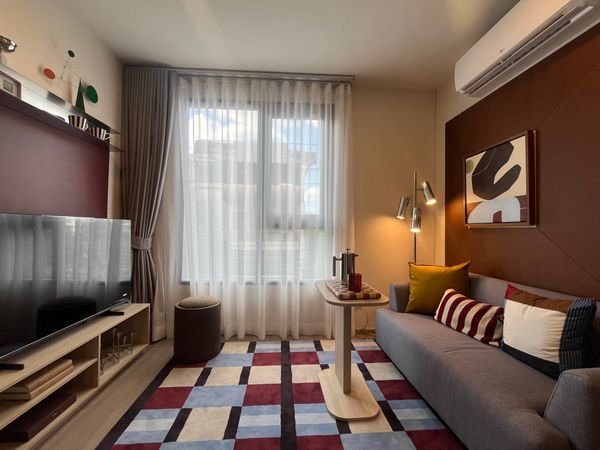 For sale PYNN Kaset Pinn Kaset 1 Bedroom Plus 34.85 sq m, 4th floor, price 3.4 million, condo allows pets, near Kasetsart University, BTS Kaset 087-808-3690