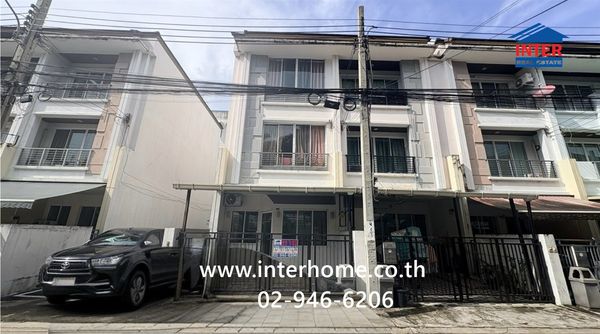 ทาวน์โฮม 3 ชั้น 20.4 ตร.ว. หมู่บ้านกลางเมือง ลาดพร้าว101 ใกล้โรงพยาบาลลาดพร้าว ซอยลาดพร้าว101 แยก38 ถนนลาดพร้าว101 เขตบางกะปิ กรุงเทพมหานคร 