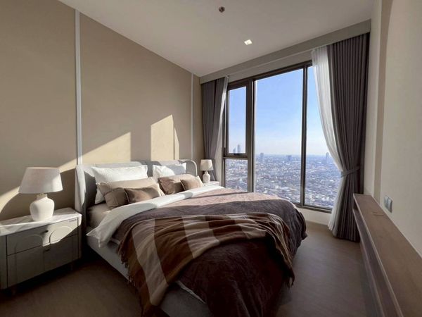 ✨ 2 bedrooms, 3 bathrooms | High floor with wide space and open city view 📍 Rhythm Charoenkrung Pavillion