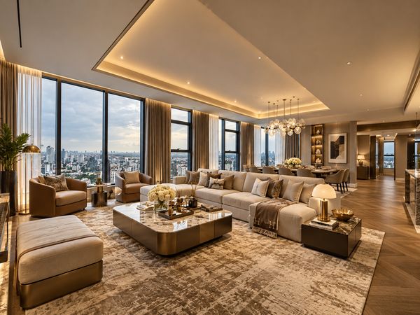 Ultimate Luxury PH Residence 5 ห้องนอน 454.81 ตร.ม. ที่ The Residences 38