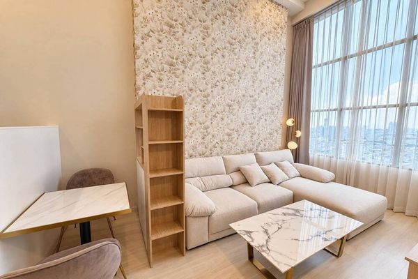 🔥 เช่าด่วน !!🔥 Knightsbridge Prime Sathorn, 1 ห้องนอน Duo, 1 ห้องน้ำ, ชั้นสูง 30++, ห้องหายาก !! Code C20260900029 แต่งครบ, พร้อมเข้าอยู่ 📣📣 