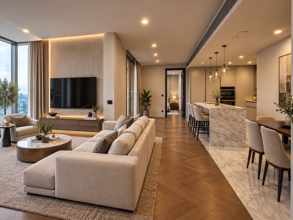 Spacious 2-Bedroom Residence, 95.28 SQ.M.  Free Transfer Fee*