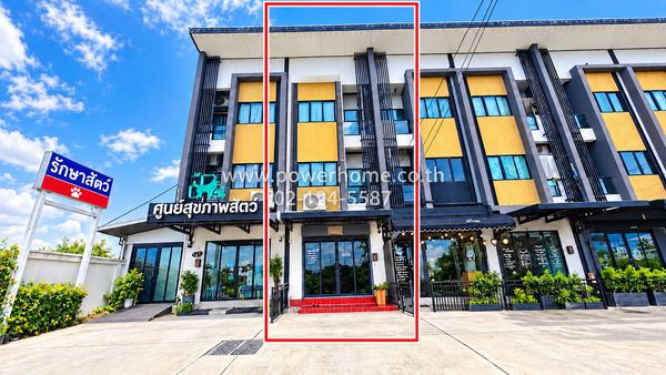 อาคารพาณิชย์ 3ชั้น หมู่บ้านเดอะ ไพร์ด รังสิต-คลอง 3 เหมาะกับพักอาศัยและทำธุรกิจ ทำเลดี ติดถนนรังสิต-นครนายก ใกล้ตลาดดีดี มาร์เช่