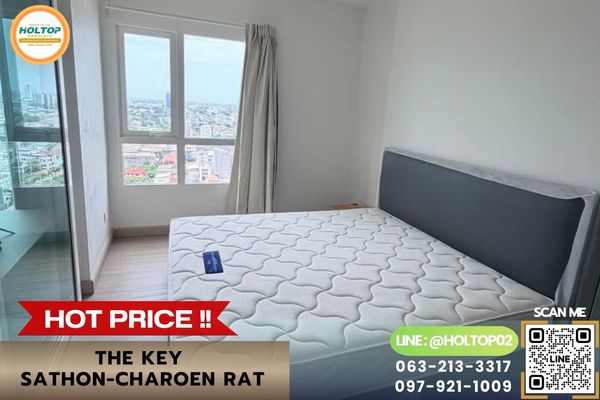 #L1481 ให้เช่าคอนโด The Key Sathon-Charoen Rat