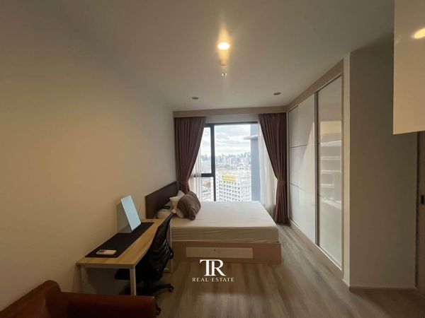 🏡 For rent IDEO Mobi Asoke | Studio | 28 sq m. | 31st floor | Asoke-Phetchaburi | 💰18,000 baht/month | LINE: @944hjngx | Property code: UE0089