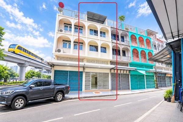 รพ.เวชธานี โรงแรม ให้เช่าอาคารพาณิชย์ 4 ชั้น ลาดพร้าว103-113 18ตร.ว. 280ตร.ม. 3-4นอน 3น้ำ MRTบางกะปิ 598 ม. ลุมพินี เซ็นเตอร์ ลาดพร้าว 111