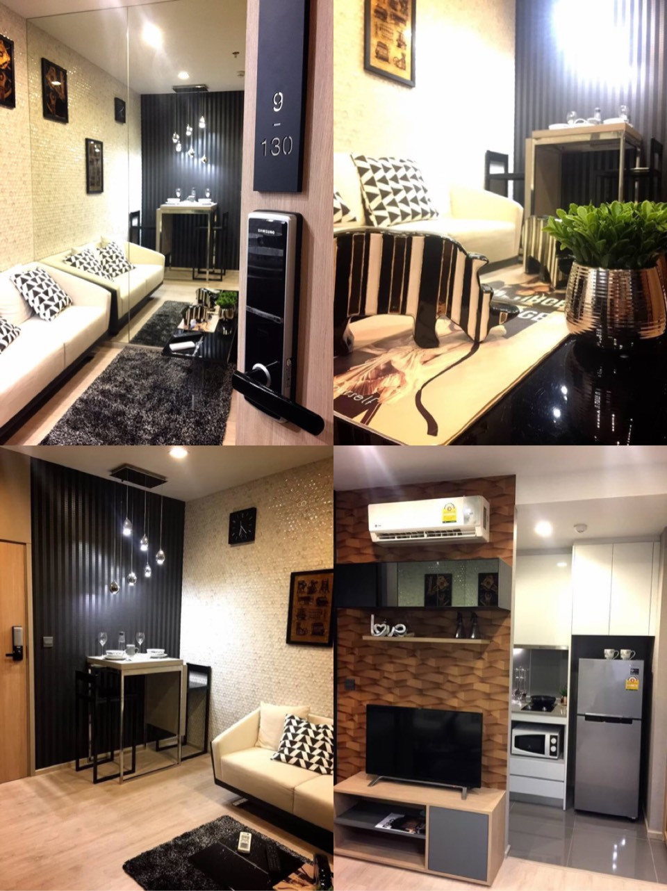 Condo for rent M Thonglor 10 - 1 bedroom, 1 bathroom - 30 sq m. Rent 25,000 baht/month [BWr2609016]