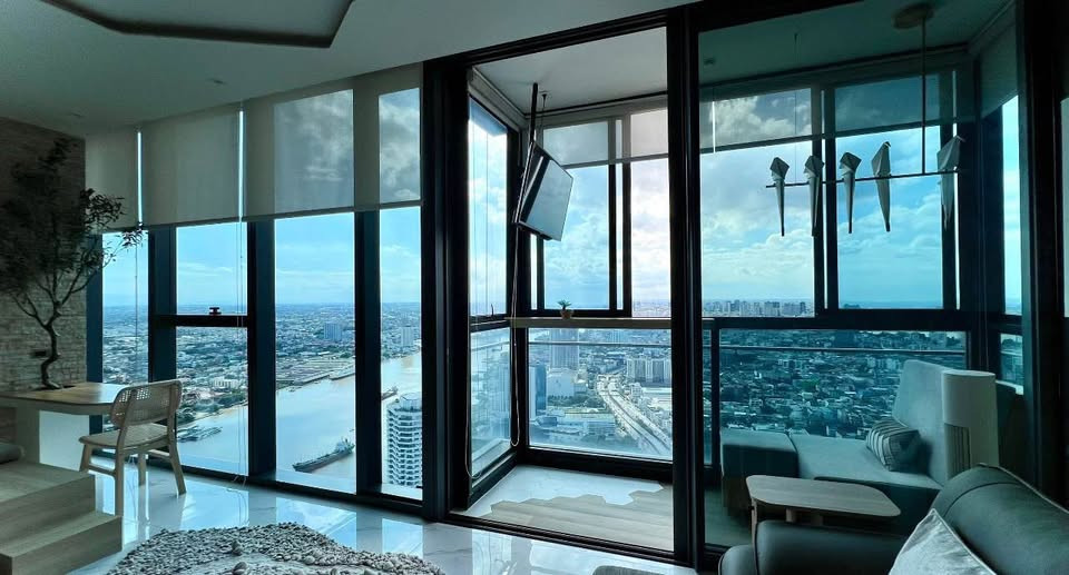 ให้เช่า Canapaya Residences พระราม 3 ห้องมุม วิวแม่น้ำ 360° | 2 ห้องนอน | 128,000 บาท – รูปที่ 2