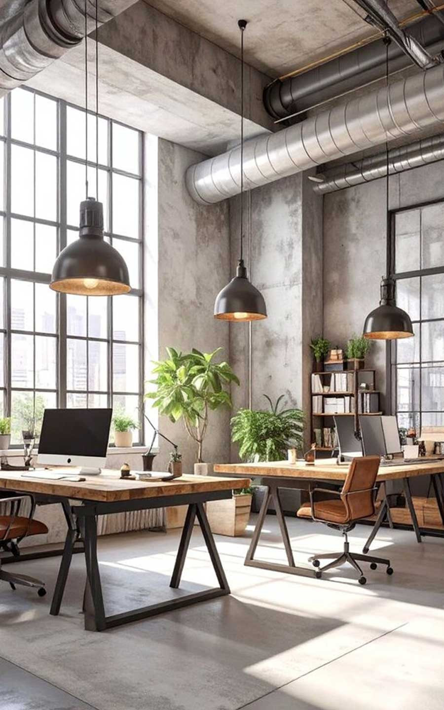 Office for rent, decorated with furniture, Loft style, Sathorn area, size 68 sq m. Office for rent, decorated with furniture, Loft style, Sathorn area, size 68 sq m.