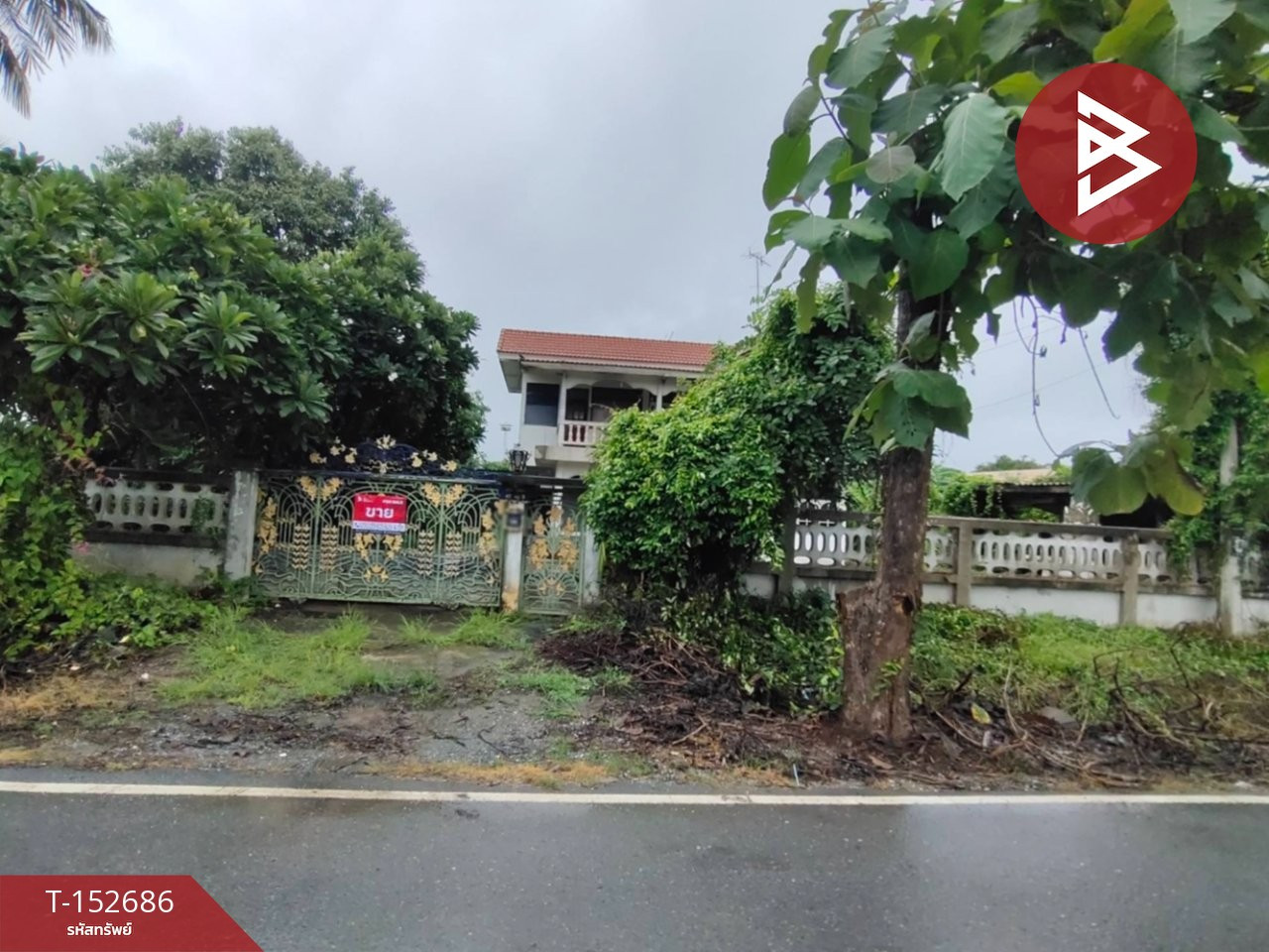 Single house with land for sale, area 2 rai 82 sq m, Sam Chuk, Suphan Buri.