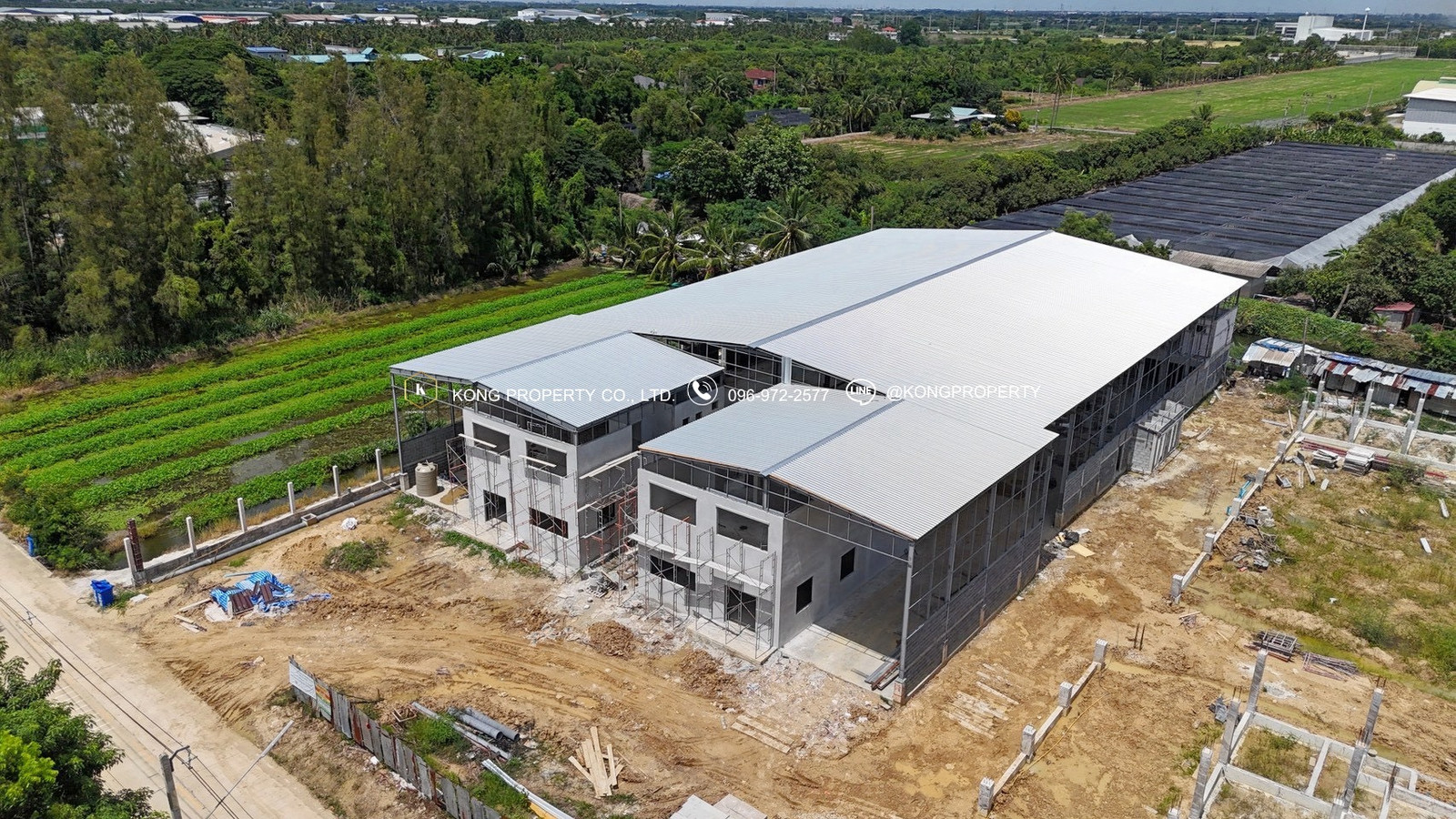 Warehouse for rent, Salaya - Khlong Yon, Phutthamonthon, Nakhon Pathom, area 1 rai with worker quarters. Warehouse for rent, Salaya - Khlong Yon, Phutthamonthon, Nakhon Pathom, area 1 rai with worker quarters.