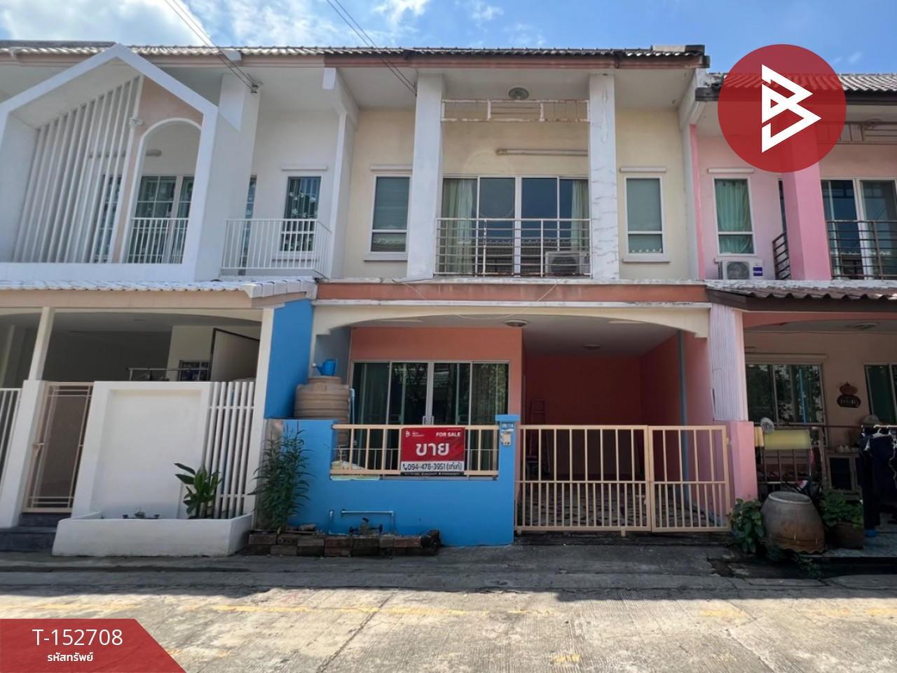 2-story townhouse for sale, Nattaya Village, Krathum Baen, Samut Sakhon