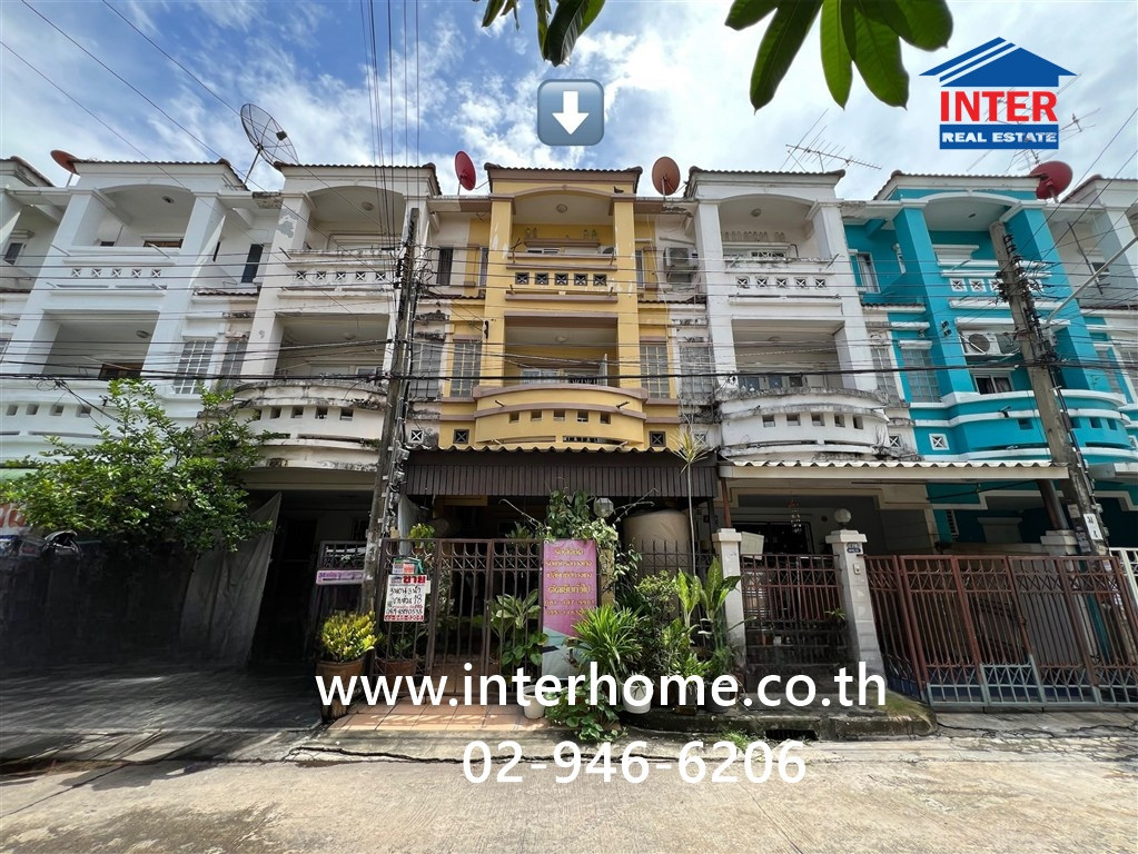 ทาวน์โฮม 3 ชั้น 18 ตร.ว. หมู่บ้านเดอะรีโน่ นวมินทร์ ซอยนวมินทร์86 ถนนนวมินทร์ ถนนรามอินทรา เขตบึงกุ่ม กรุงเทพมหานคร 