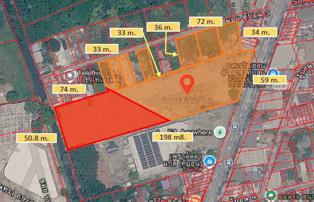 🌿 Large plot of land for sale, Khubon location, near Big C Khubon. – รูปที่ 2