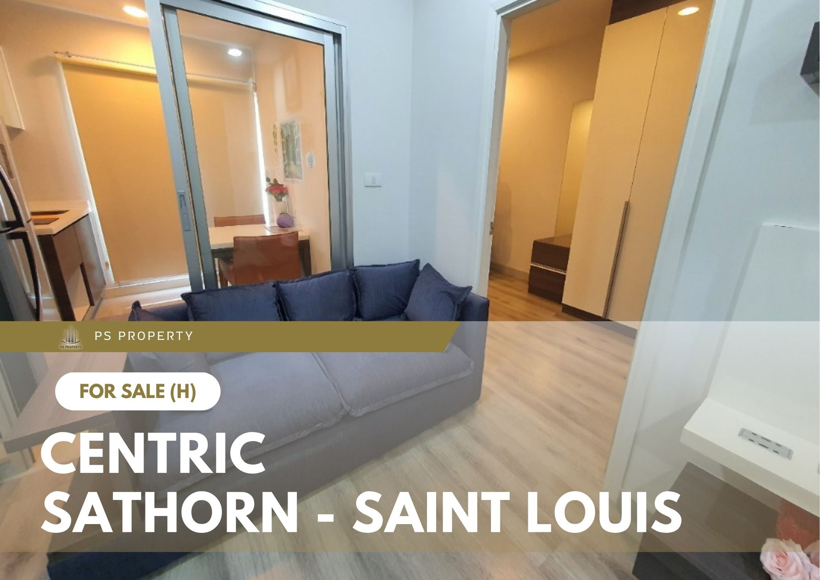 Urgent Sale 📍 Centric Sathorn - Saint Louis 📍 Fully furnished and equipped with appliances; near Saint Louis BTS.