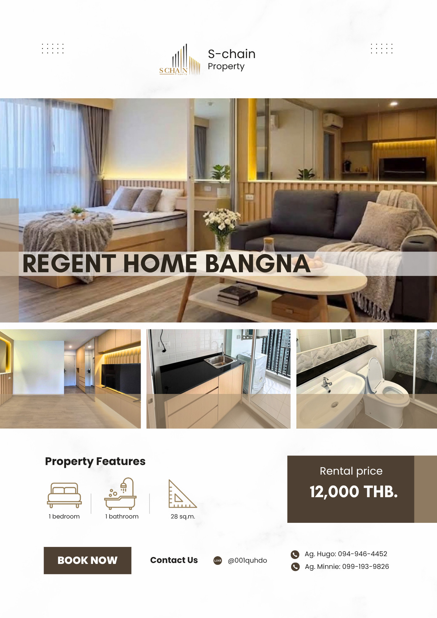 🚆🩵 Near BTS Bangna! Easy to travel, near BITEC ✨ Regent Home Bangna ✨ NO-085