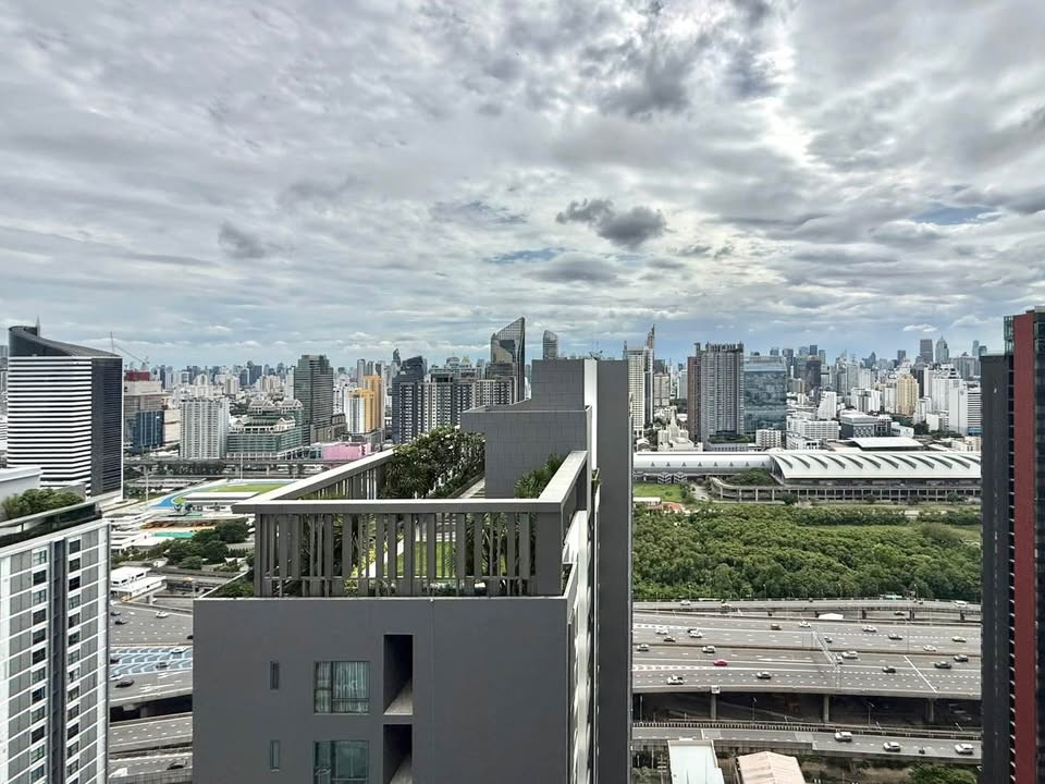 🔥 FOR RENT | For rent LIFE ASOKE–RAMA 9 🔥 🏙️ High floor, Asoke-Makkasan view, beautiful city view! – รูปที่ 2