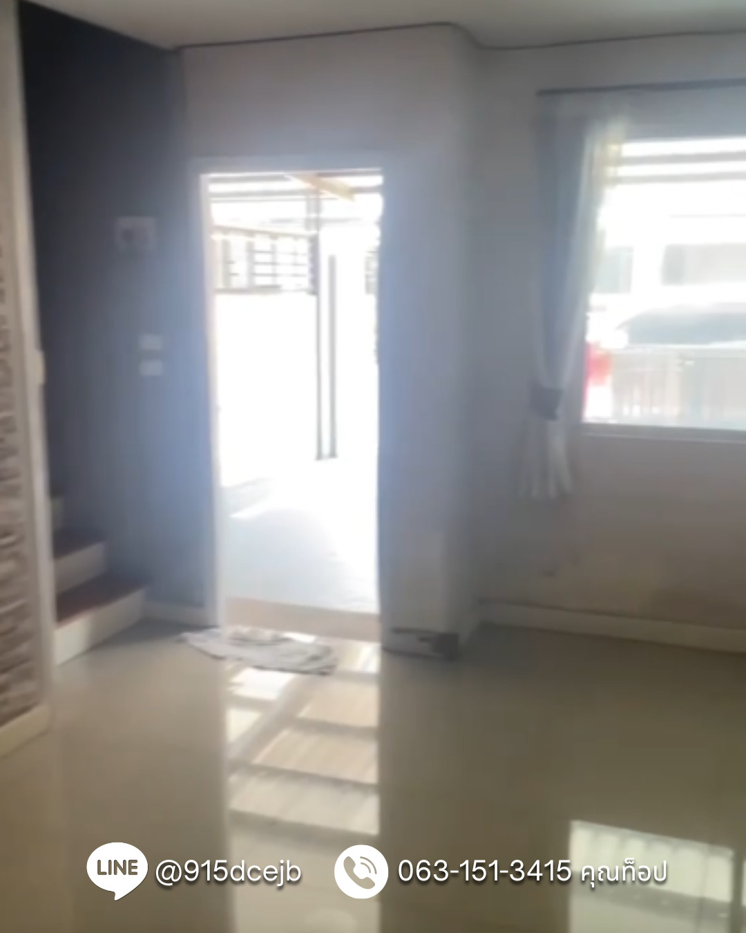 For sale, Pruksa Town Prive Ratchada-Ramindra Village, corner house, 2-story townhome, size 19.8 square meters. – รูปที่ 4