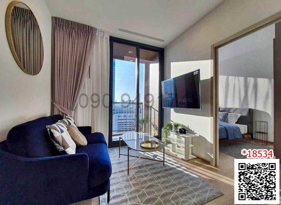 เช่า คอนโด OKA HAUS สุขุมวิท 36 ขนาด 2 ห้องนอน ชั้น 18 ใกล้ BTS ทองหล่อ – รูปที่ 2