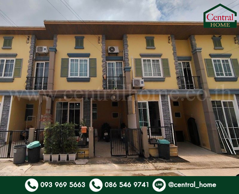 Townhome Golden Town Rangsit - Khlong Sam, fully extended, ready to move in, lowest price in the project.
