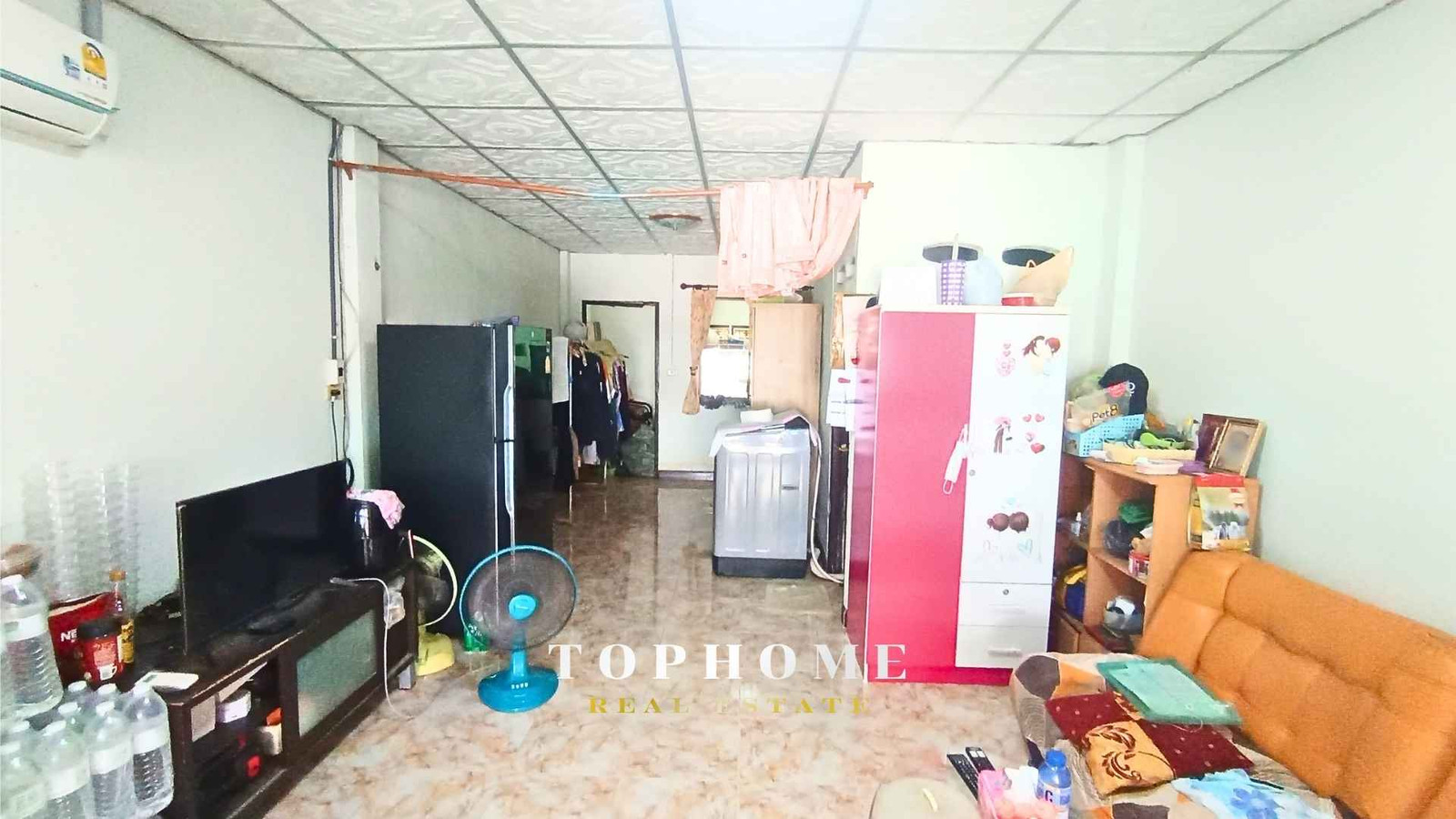 🏡 ขายทาวน์เฮ้าส์ 2 ชั้น หมู่บ้านดีดีแลนด์ อยุธยา ✨ บ้านสภาพพร้อมอยู่ บรรยากาศดี ถนนในหมู่บ้านกว้าง – รูปที่ 4