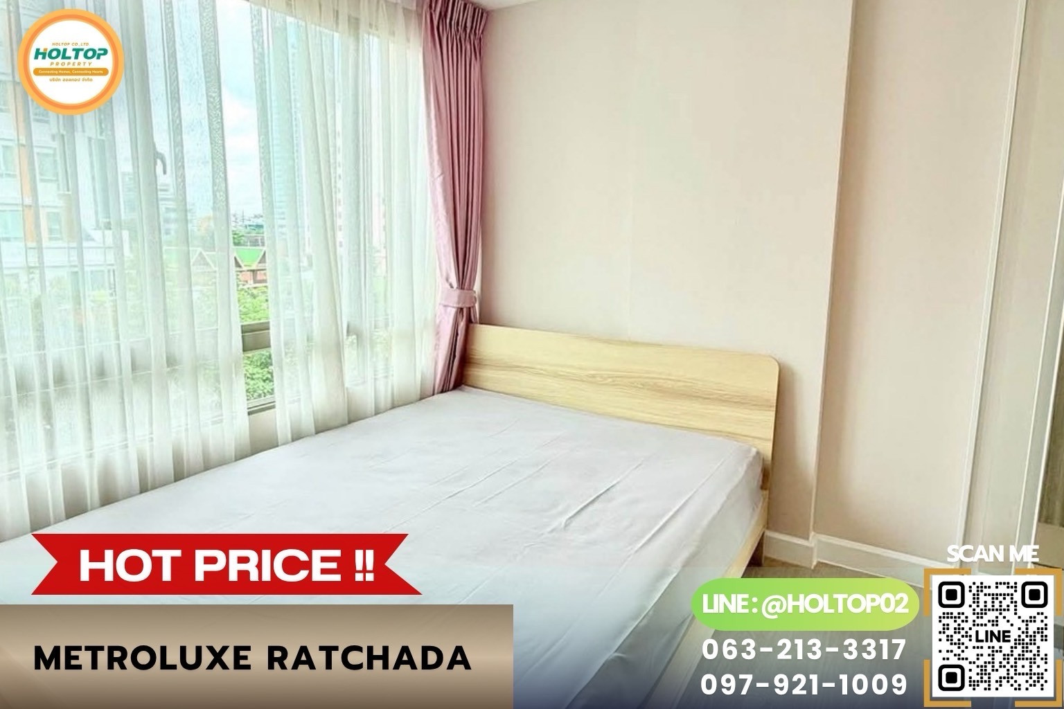 #L1484 Condo for rent metroluxe ratchada.