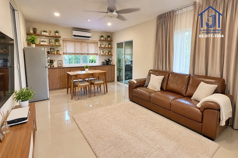 ขายบ้านเดี่ยว 2 ชั้น หมู่บ้าน Perfect Park Suvarnabhumi Phase 5 เพอร์เฟค พาร์ค สุวรรณภูมิ เฟส 5 ซอยร่มเกล้า 6/1 ใกล้รถไฟฟ้าสายสีชมพู   – รูปที่ 4