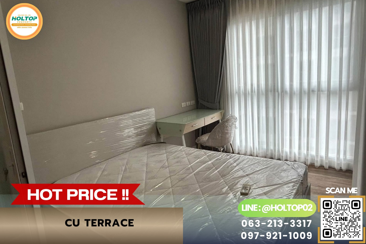 #R10906 ให้เช่าคอนโด CU Terrace #R10906 ให้เช่าคอนโด CU Terrace