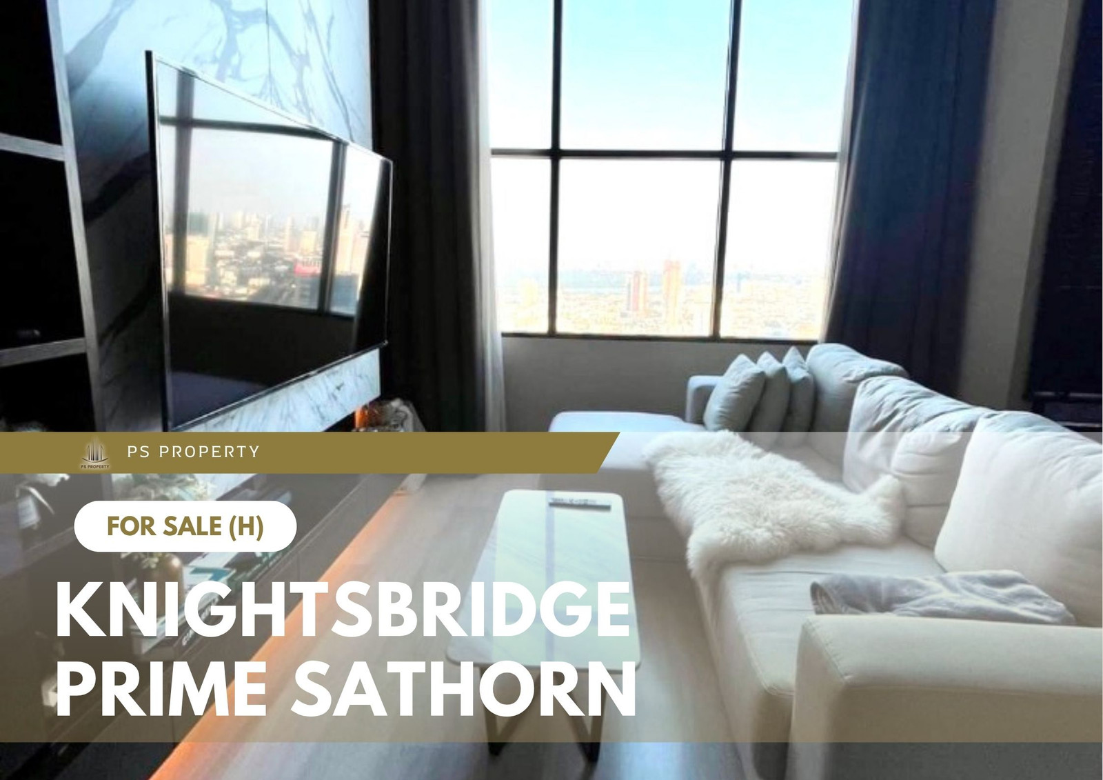 Urgent Sale 🔥 Knightsbridge Prime Sathorn 🔥 Duplex unit, fully furnished and equipped with appliances; near BTS Chong Nonsi.