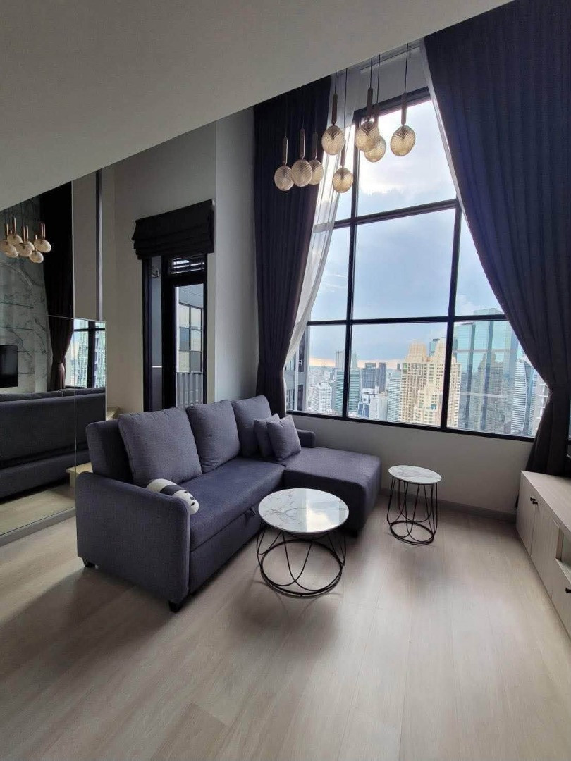 ปล่อยเช่า คอนโด KnightsBridge Prime Sathorn✨ ห้อง Double Duplex ขนาด 37 ตร.ม. อยู่ชั้น 41 วิวสวยมาก มองเห็น ICONSIAM – รูปที่ 2