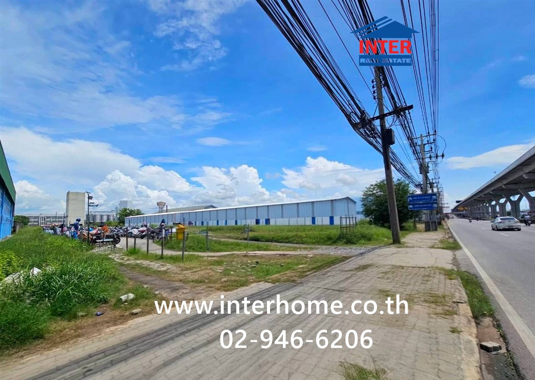 Empty land 5 rai 16.73 sq m. Land for rent in Samut Sakhon. , Land for rent in Samut Sakhon Industrial Estate. Near the bridge over the Tha Chin River. In front of Samut Sakhon Industrial Estate Next to Rama 2 Road Mueang Samut Sakhon, Samut Sakhon – รูปที่ 4