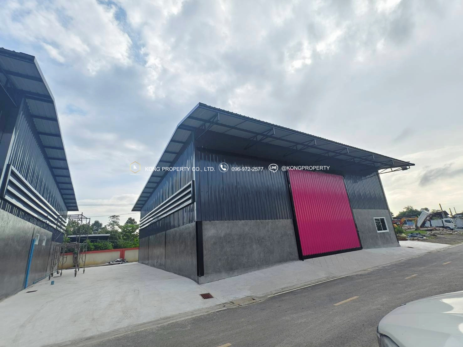 Warehouse for rent on Road 345, Lam Pho, Bang Bua Thong, Nonthaburi, area 255 sq m. – รูปที่ 2