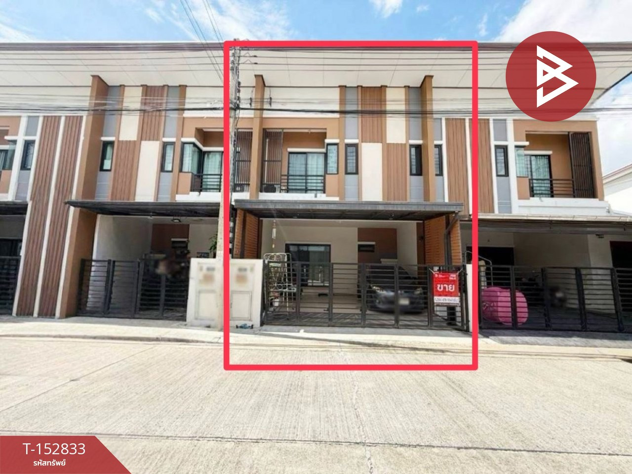 Townhouse for sale Baan Fah Town Project Pinklao-Sai5 (Baanfah Townee Pinklao-Sai5) Sam Phran, Nakhon Pathom