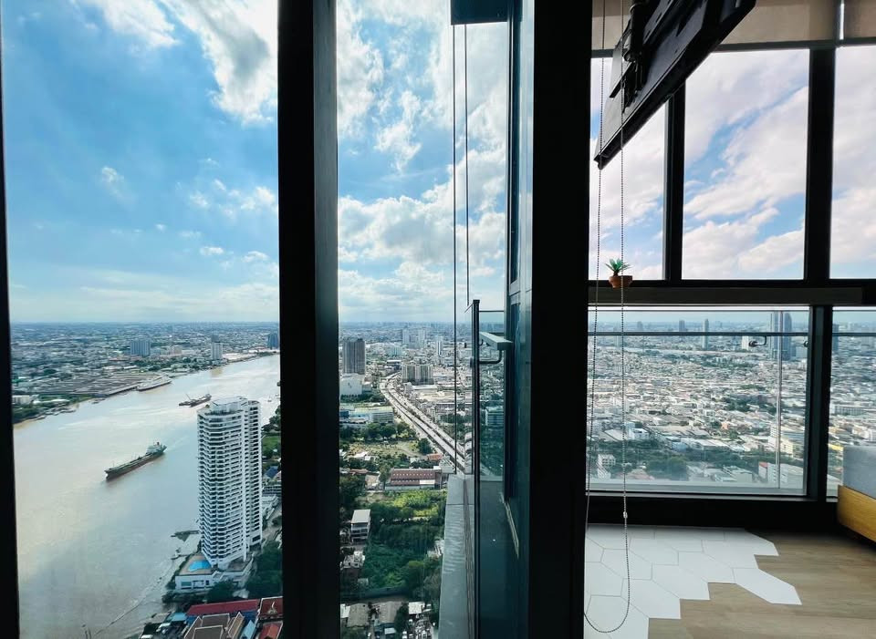 ให้เช่า Canapaya Residences พระราม 3 ห้องมุม วิวแม่น้ำ 360° | 2 ห้องนอน | 128,000 บาท – รูปที่ 3