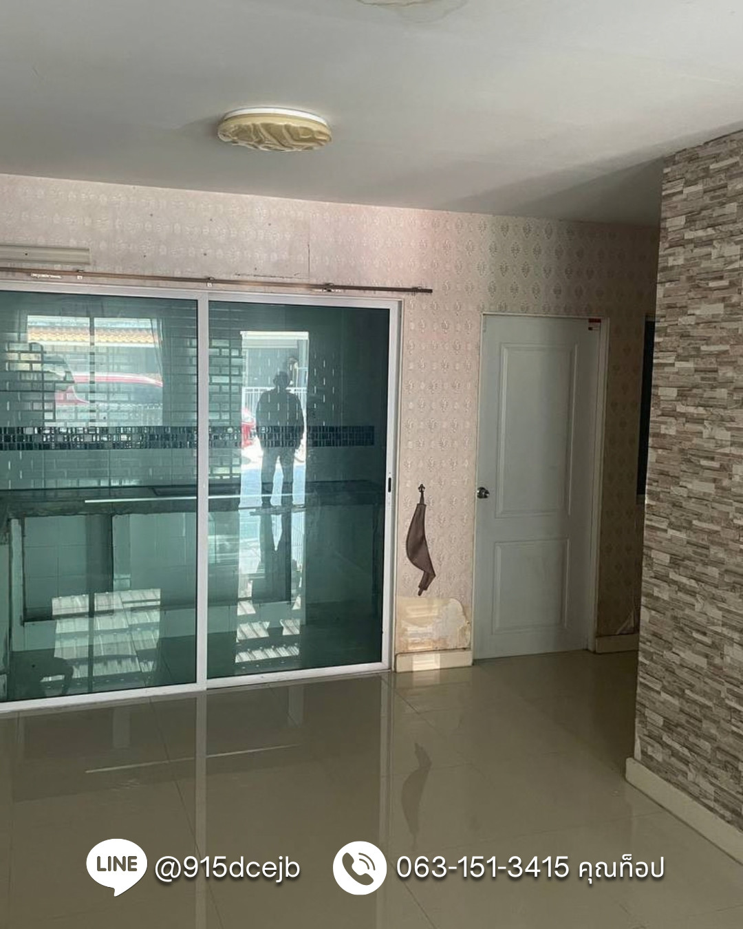 For sale, Pruksa Town Prive Ratchada-Ramindra Village, corner house, 2-story townhome, size 19.8 square meters. – รูปที่ 3