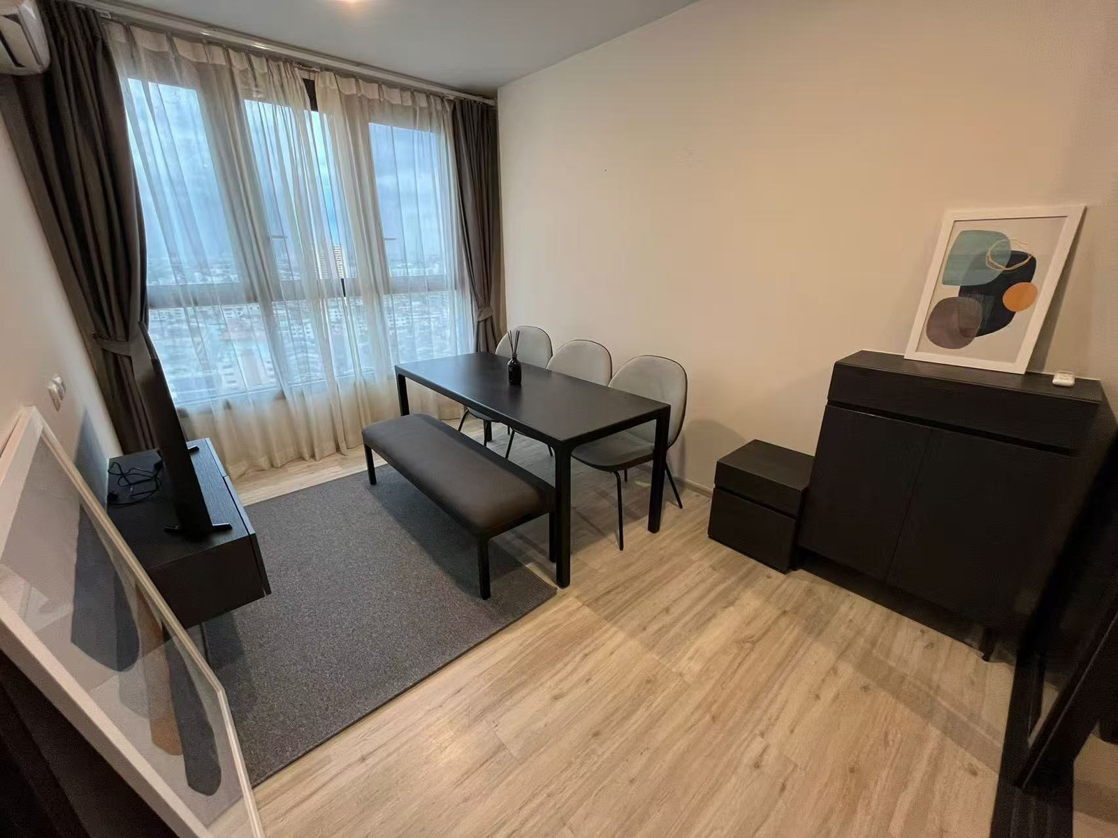 Condo for rent XT Huaikhwang 🚉 Near MRT Huai Khwang / Ready to move in room คอนโดให้เช่า XT ห้วยขวาง วิวเมือง – รูปที่ 2