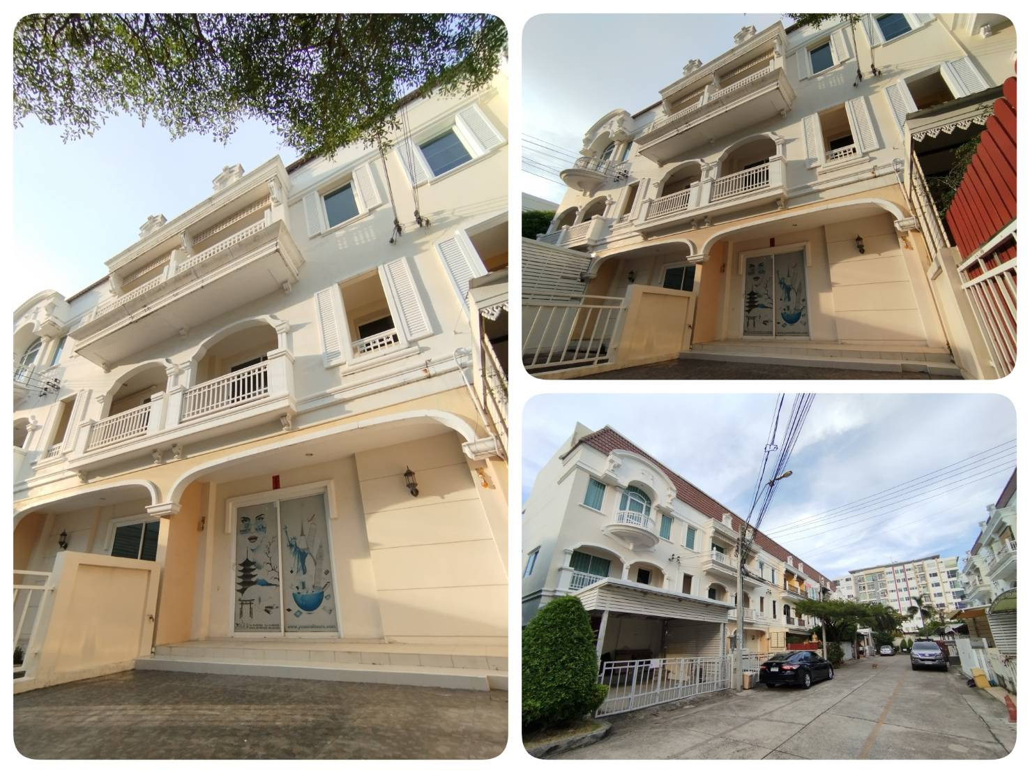 For sale/rent 3-story townhouse, The Metro Sathorn-Kanlapaphruek, Bang Wa, Phasi Charoen, Thonburi side: Home office & shady, peaceful accommodation. Amidst a large green area